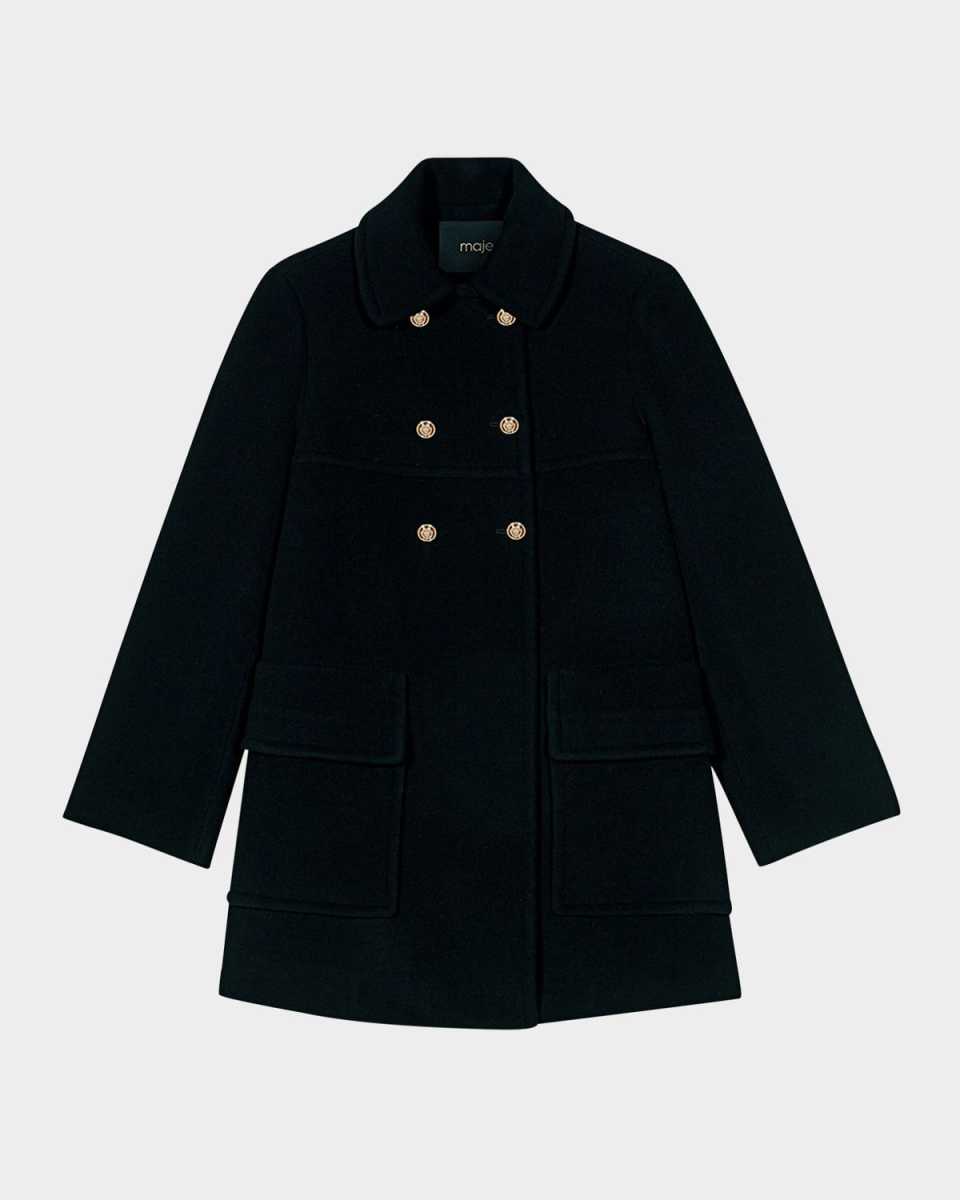 Goethe Mid-Length Wool-Blend Coat